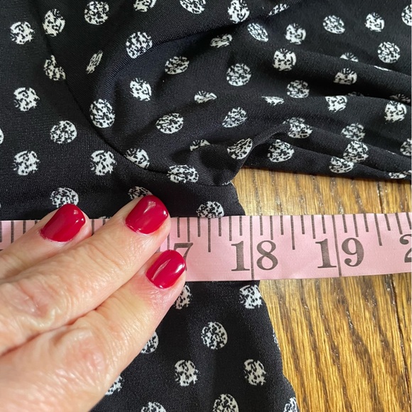 Nicole Miller New York Black White Dress Long Sleeve Size Medium - Picture 8 of 10